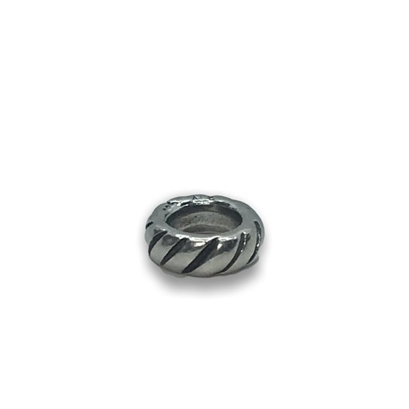 Pandora Spiral Stripes Spacer Charm - Picture 2 of 2